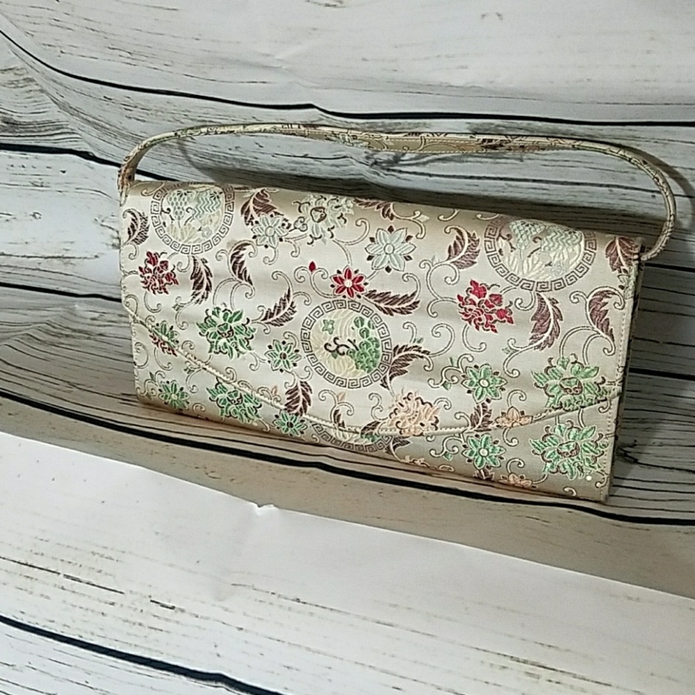 Vintage Asian print purse
